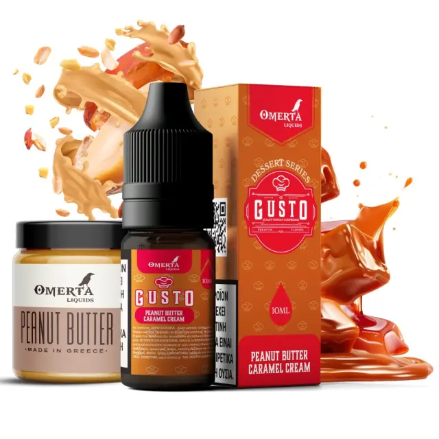 Peanut Butter Caramel 10ml - Omerta 3mg
