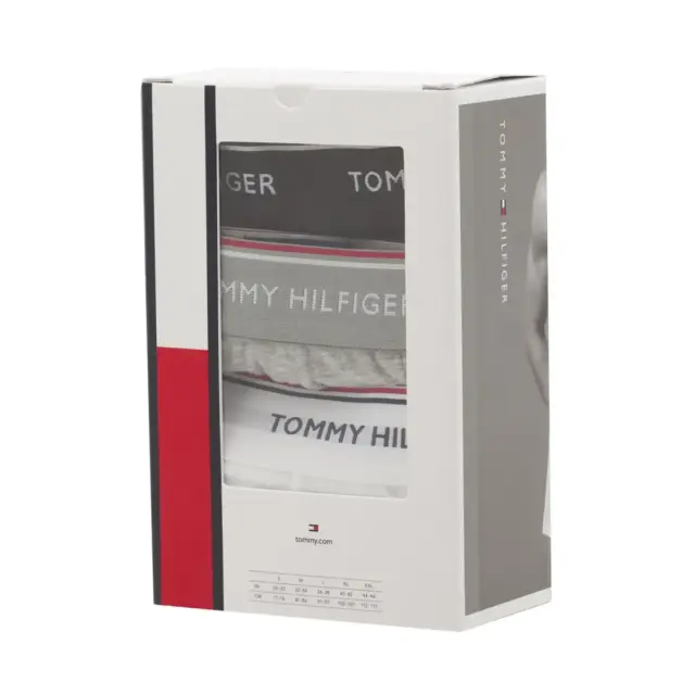 Tommy Hilfiger Ανδρικό Boxer Premium Essential Trunk - Τριπλό Πακέτο, Χρώμα Μαύρο/Λευκό/Γκρι - S 2