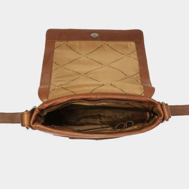 Δερμάτινη Τσάντα Χιαστί Chesterfield C48.062131 Ταμπά - ONESIZE 3