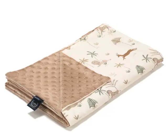 Λεπτη Κουβερτα Little Savannah – Mocca 100x80