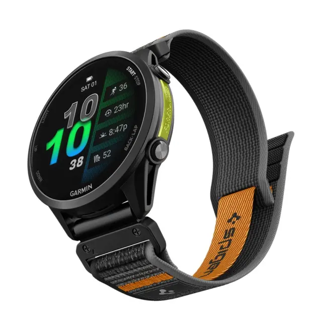 SPIGEN ATHLEX AIR GARMIN QUICKFIT 22 MM ACTIVE BLACK/ORANGE 2