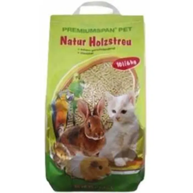 Natur Holzstreu Premiumspan Natur Υπόστρωμα Ζώων Πεπιεσμένο Ξύλο 10lt 6kg 2