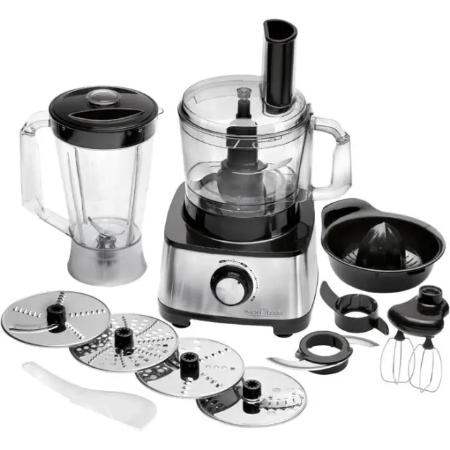 Food Processor 3 σε 1: πολυμίξερ, μπλέντερ και στίφτης, 1200W.