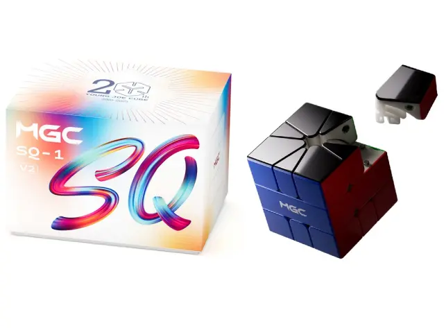 YJ MGC Square-1 V2 BLACK (Magnetic + UV)