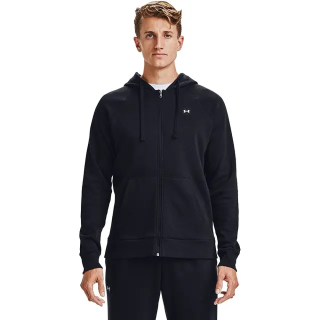 Under Armour Rival Fleece Hoodie (1357111-001) - Μαύρο