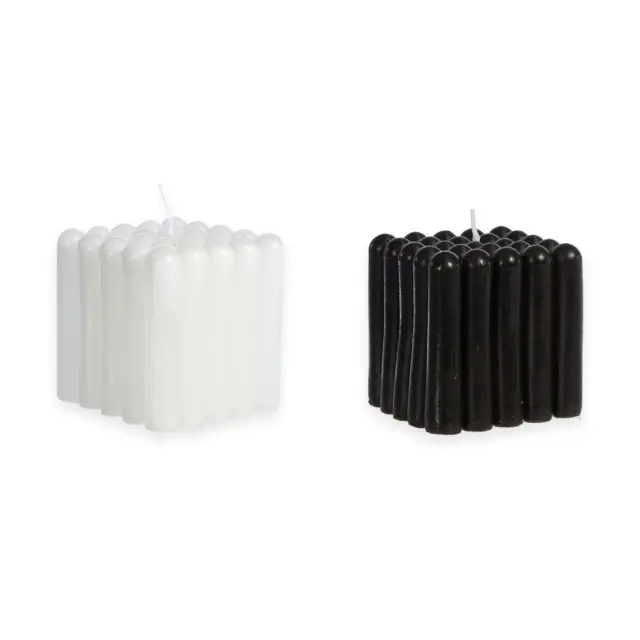 Nef-Nef Homeware Αρωματικό Κερί Fermin 6,5x6,5x7 White 2