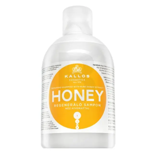 Kallos Honey Repairing Shampoo nourishing shampoo for dry and damaged hair 1000 ml