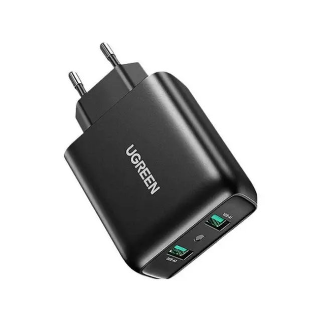 Ugreen Φορτιστής CD161 2xUSB-A 36W QC3.0 Black