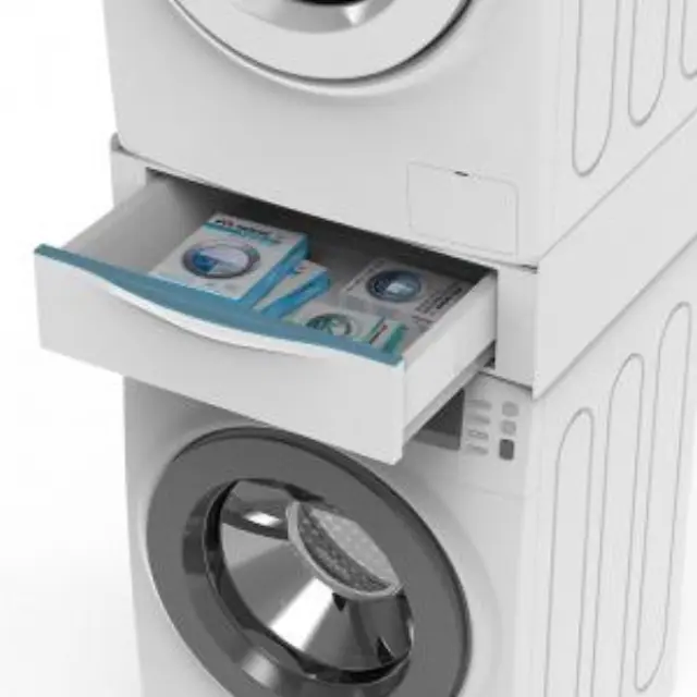 Meliconi Torre Base Extra L60 070-0599 Συνδετικό Πλυντηρίου/Στεγνωτηρίου από Μέταλλο με Συρτάρι 55x60εκ. 3