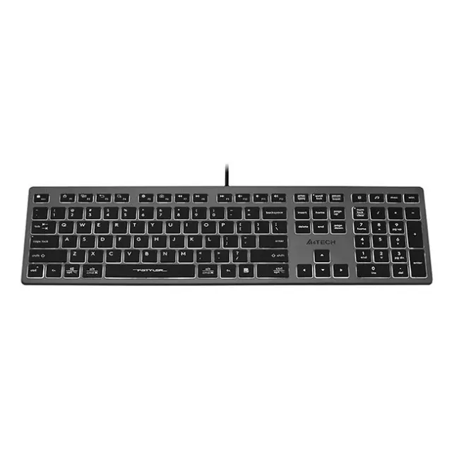 A4Tech Keyboard Fstyler FX60H 100% Gray (A4TKLA47125)