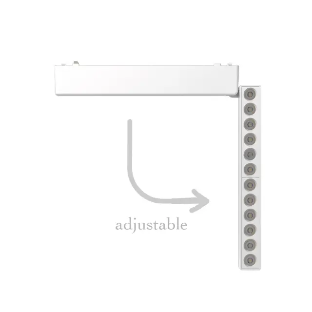 InLight Φωτιστικό LED 12W 3CCT για Ultra-Thin μαγνητική ράγα σε λευκή απόχρωση (by tuya and zigbee) D:23cmX8cm (T04805-WH) 3