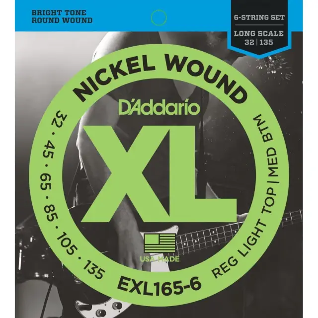 D'Addario EXL165-6 Χορδές 6άχορδου Ηλεκτρικού Μπάσου 32-135