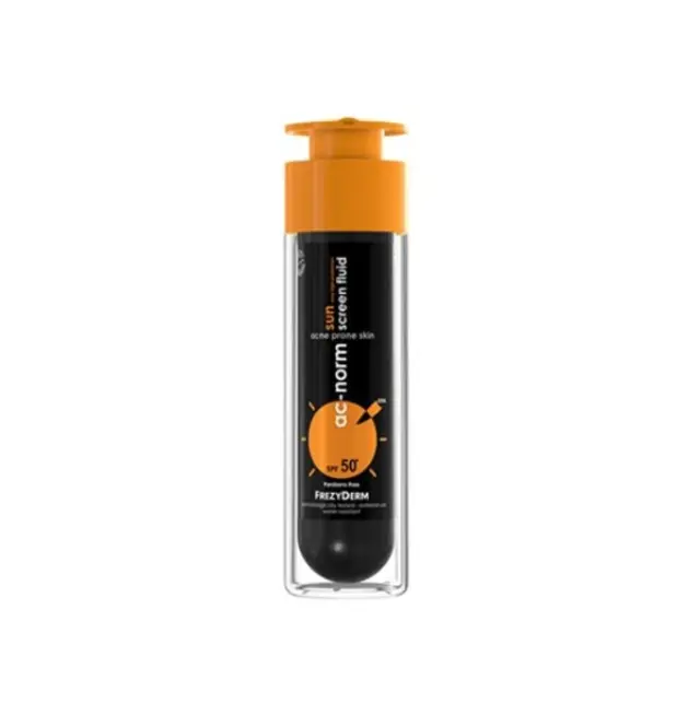 Frezyderm | AC-Norm Sun Screen Fluid Tinted SPF50+ Αντιηλιακή Κρέμα Προσώπου με Χρώμα Λεπτόρρευστη με Αίσθηση Πούδρας | 50ml