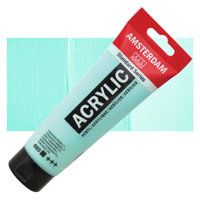 Ακρυλικό Talens Amsterdam 660 Turquoise Green Light - 120ml