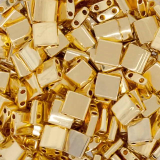 Χάντρα Miyuki Tila No191 Gold Plated 24K ~5gr