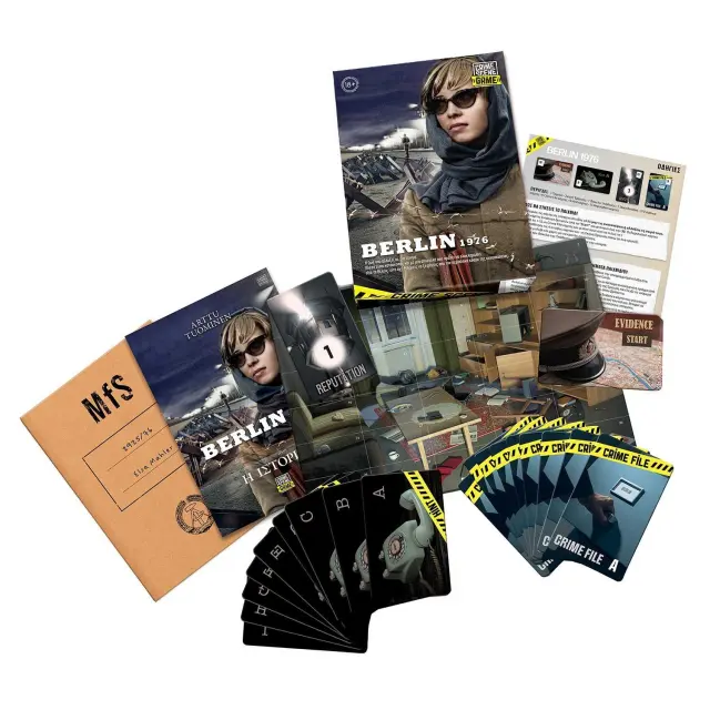 AS Games® Επιτραπέζιο Παιχνίδι Crime Scene Berlin 1976 1+ Παίκτες 18+ Ετών 3