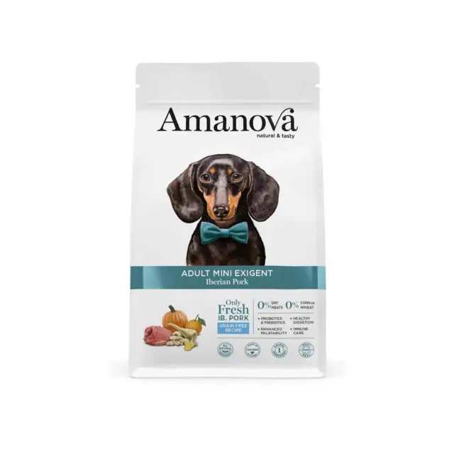 Amanova Grain Free Adult Mini Exigent Iberian Pork 2Kg Μονόχρωμο
