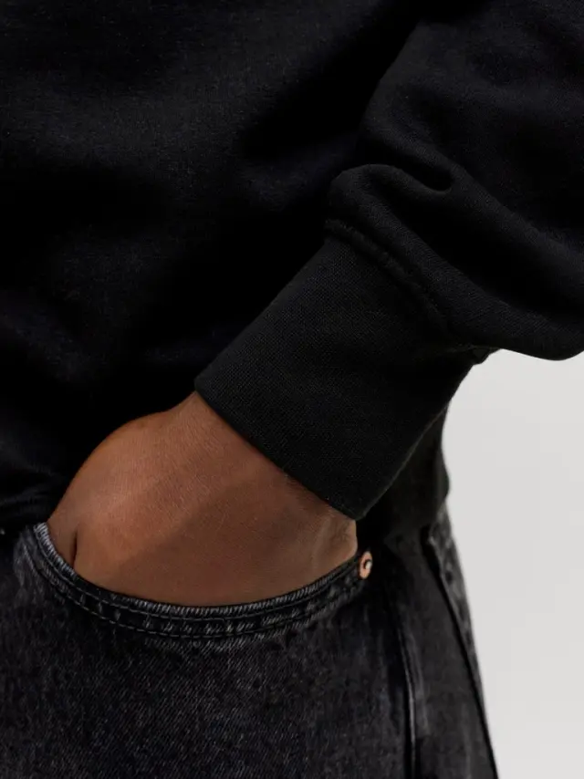 JJESOHO SWEAT CREW NECK NOOS - Black 2