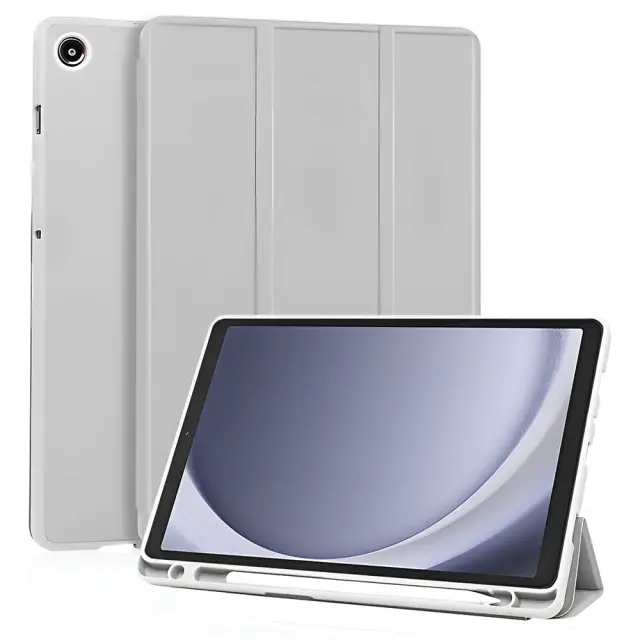 Techsuit - Flex Trifold (με Βάση για Pen) - Samsung Galaxy Tab A11 / A9 8.7 - Gray