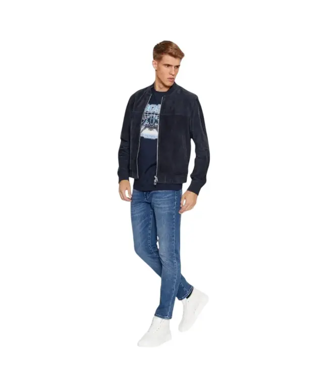 Hugo Boss - Ανδρικό Παντελόνι Re Maine Bc-C Compass Regular Jean 50501843-427 Μπλε - W32 L32