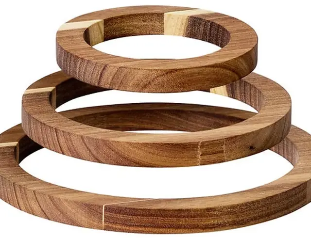 Σετ Σουπλά Μαγειρικών Σκευών Excellent Houseware - Ακακία - με διαστάσεις 12cm, 16cm, 20cm - 3 τεμάχια 170495580 2
