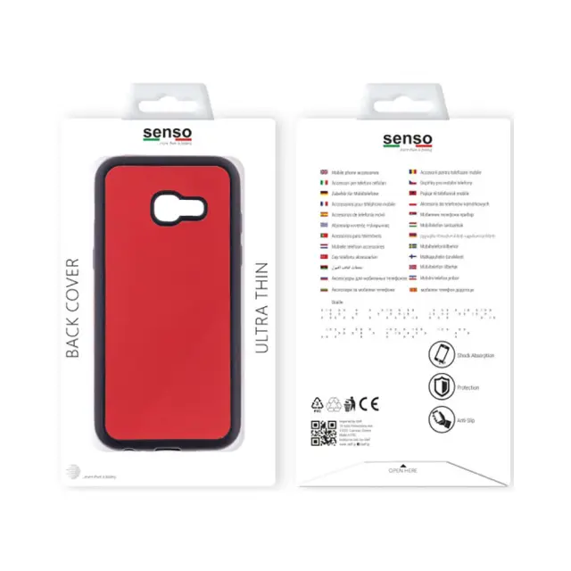 Θήκη Σιλικόνης Senso Chameleon TPU Case Για Samsung Galalxy A3 2017 Κόκκινη 2