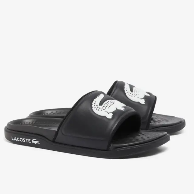 Ανδρικές Παντόφλες Slide Lacoste 749CMA0038312 Μαύρες Μαύρο - 40,5 2