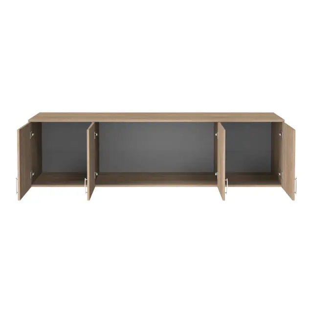 Πατάρι ντουλάπας Royal pakoworld τετράφυλλο sonoma 200x58x53εκ 3