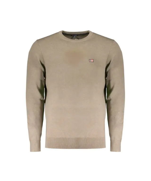 Norway Nautical School - Ανδρικό πουλόβερ Crewneck 833101-NOCE Καφέ - S