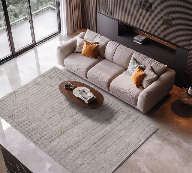 Beauty Home Χαλί Zenia Art 9445 Μπεζ,Γκρι 200x290 2