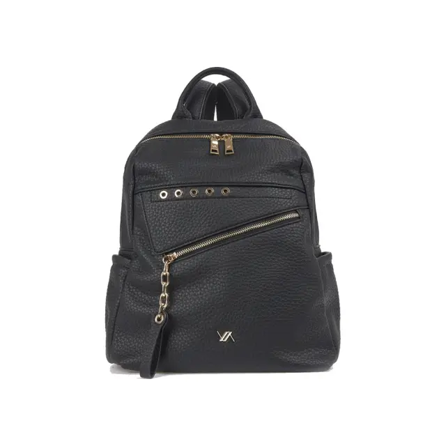 VERDE ΤΣΑΝΤΑ ΠΛΑΤΗΣ-BACKPACK 16-0008813 ΜΑΥΡΟ