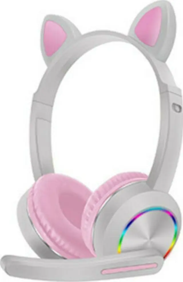 Ασύρματα ακουστικά AKZ-K23 Cat Headphones ΓΚΡΙ