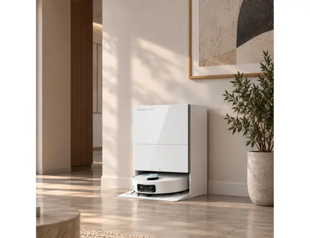 Ηλεκτρική Σκούπα Ρομπότ Dreame Vacuum X60 Pro Ultra Complete RLX96DE για σκούπισμα και σφουγγάρισμα, με AI, Wi-Fi και με ισχύ 42000Pa - WhiteRLX96DE