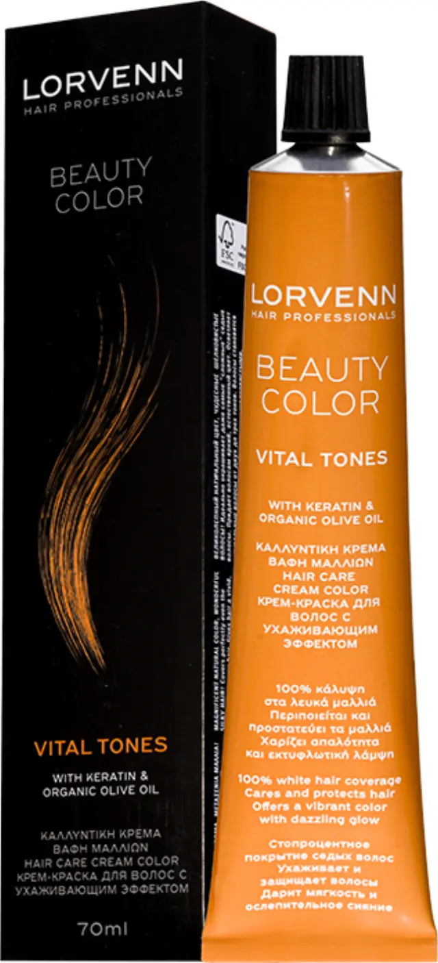 Lorvenn Beauty Color Professional 70ml 8.0-Ξανθό Ανοικτό