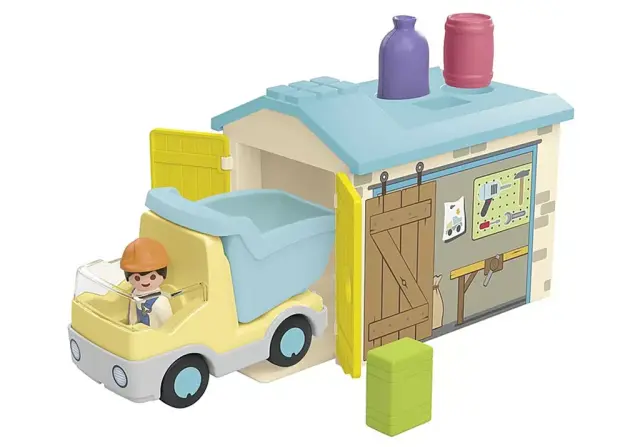 Playmobil Junior Φορτηγό με Γκαράζ / 71686 (Playmobil)