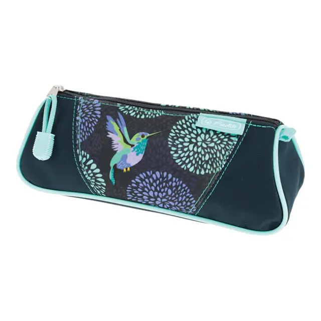 Herlitz Κασετίνα Βαρελάκι Τριγωνική 1 θήκη Bloomy Birds (50038831)