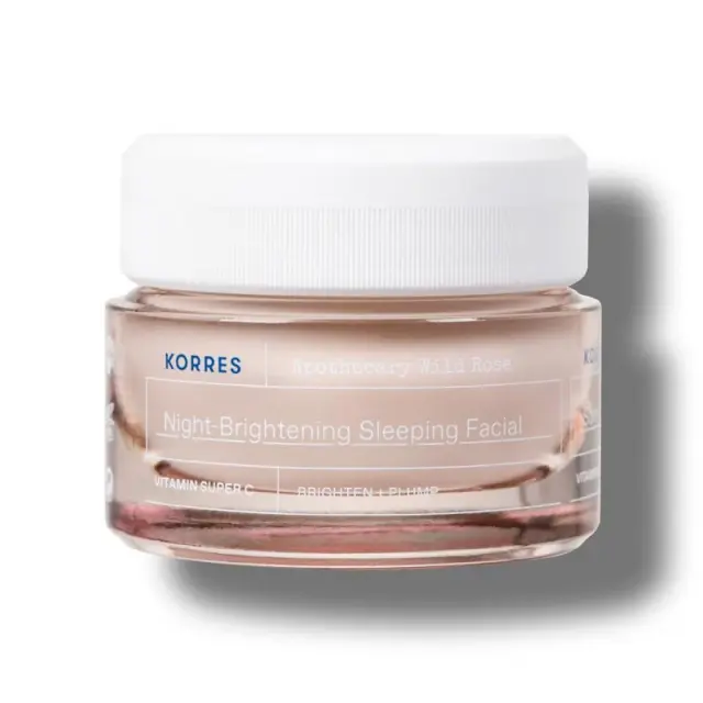 Korres Apothecary Wild Rose Άγριο Τριαντάφυλλο Κρέμα Νυκτός για Λάμψη & Πρώτες Ρυτίδες, 40ml