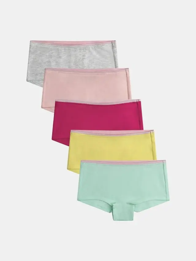 Παιδικά Εσώρουχα Boxer για Κορίτσια Color Pop 5 τμχ ΡΟΖ