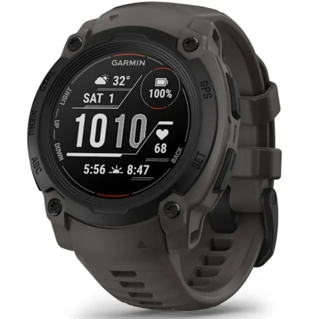 Garmin Instinct E 40mm Αδιάβροχο Smartwatch με Παλμογράφο (Black with Charcoal Band) – έως 60 δόσεις