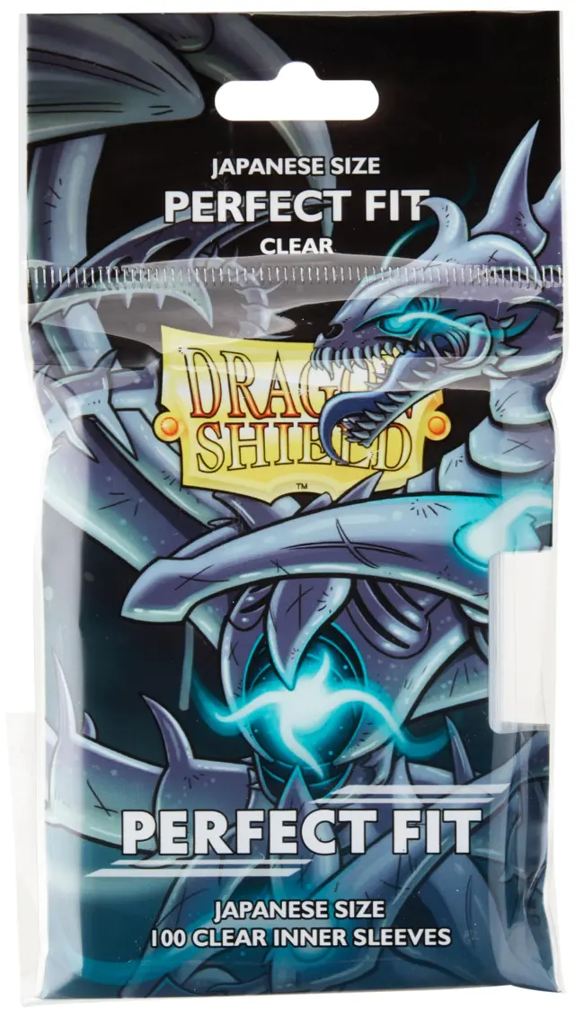 Dragon Shield Japanese Size Perfect Fit Inner Sleeves - Clear Qyonshi (100 Sleeves)