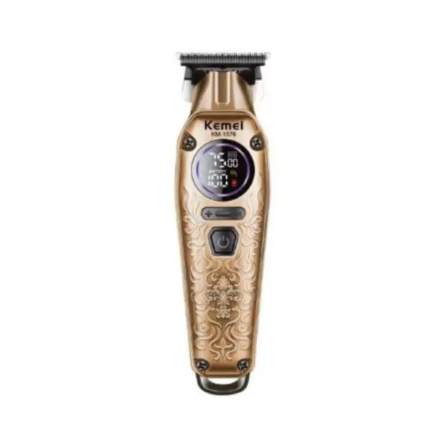 Kemei Επαναφορτιζόμενη Μηχανή Trimmer KM-1576 - ΜΠΡΟΝΖΕ