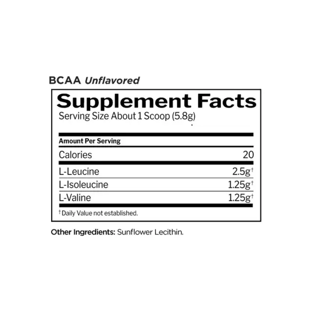 Rule1 BCAAs unflavored, 30-servings 2