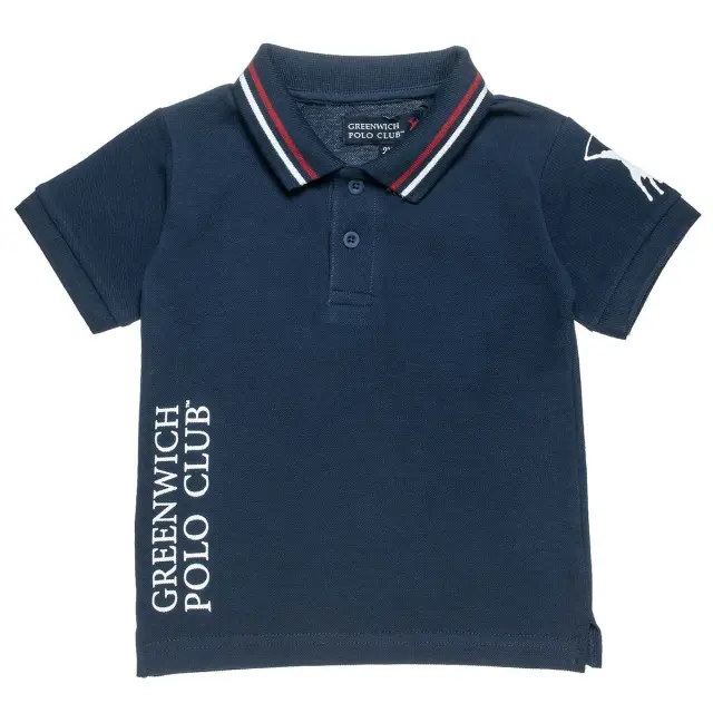 Μπλούζα Greenwich Polo Club πικέ με τύπωμα