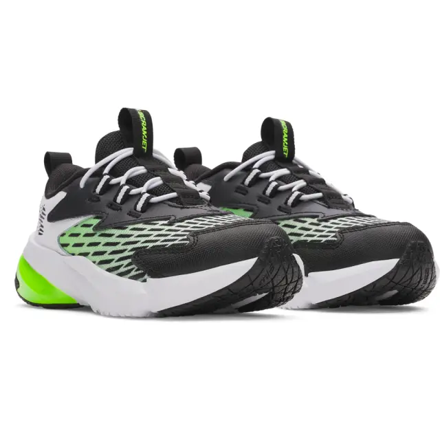 Under Armour Bps Scramjet 7 White/Grn/Blanc/Vert/Blanco/Verde 6006928-100 - 28 2