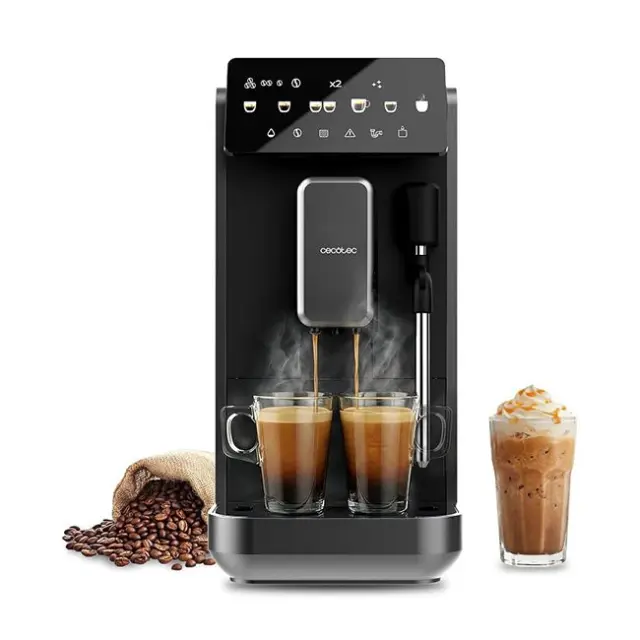 Cecotec Αυτόματη Μηχανή Espresso Cremmaet Lungo Steam 2230W 19bar Black (A01_EU01_102809)
