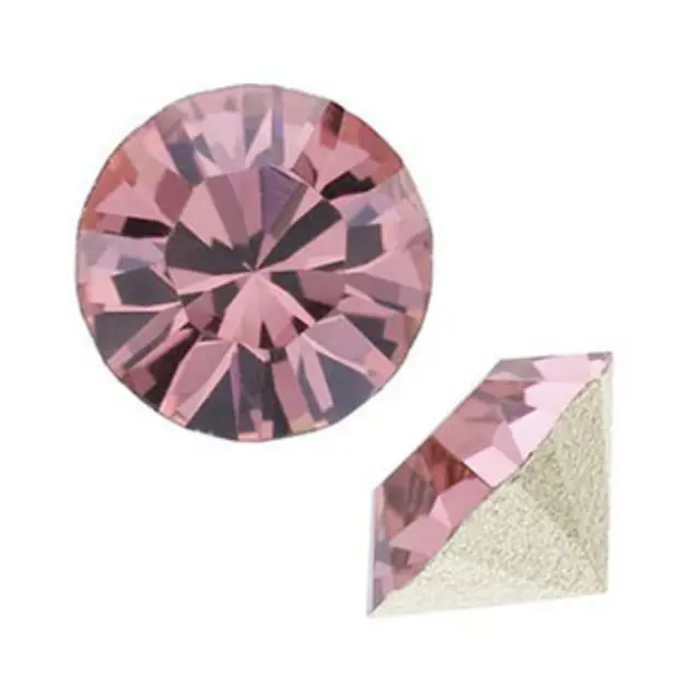 Swarovski 1088 Xirius Chaton Crystal Antique Pink PP14 Ø2x1.25mm ~72τεμ