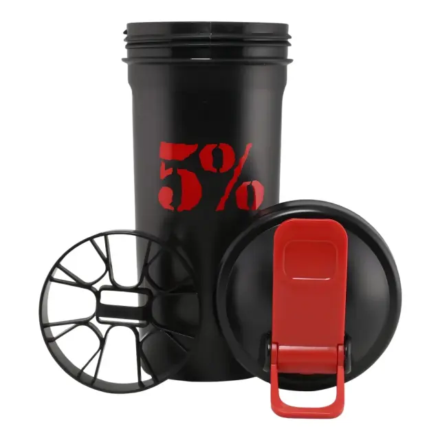 Rich Piana 5% Shaker Black/Red 600ml 2