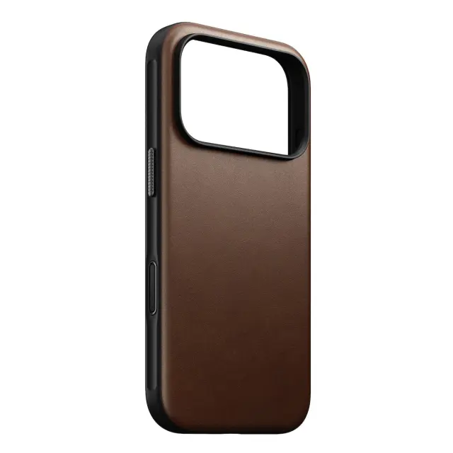 Nomad Modern Leather Case, brown - iPhone 18 Pro