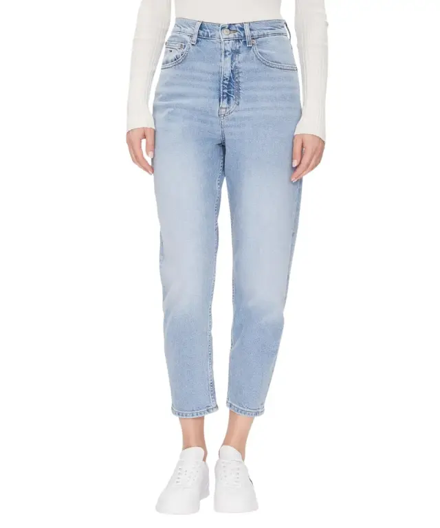 Tommy Hilfiger - Γυναικείο Jean Mom Uh Tpr DW0DW20041-1AB Μπλε 2