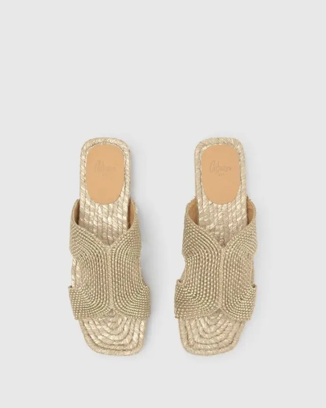 CASTANER SHOES "PURI/256" (025709-GOLD) - 37 3